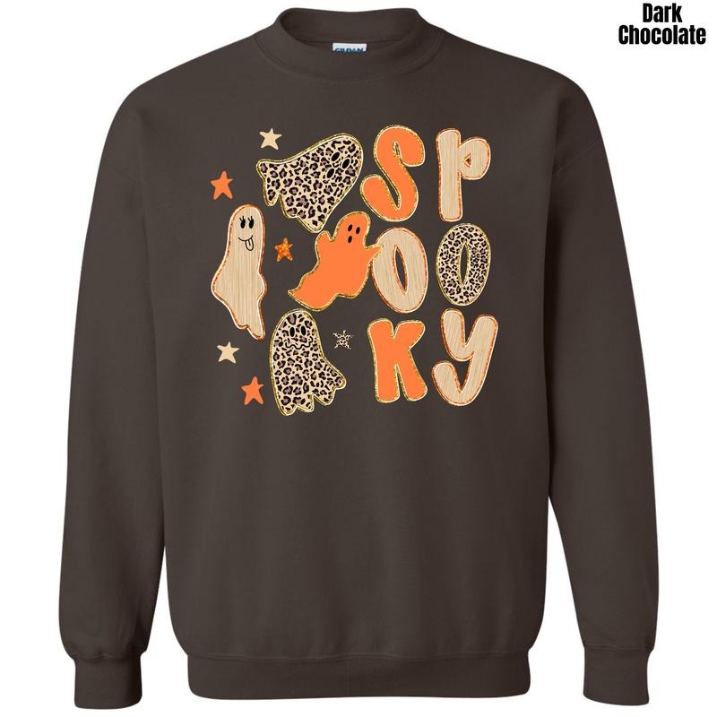Spooky Cheetah Ghosts Sweatshirt 'NLB' T-Shirts, Hoodie | HypeDripTees.com
