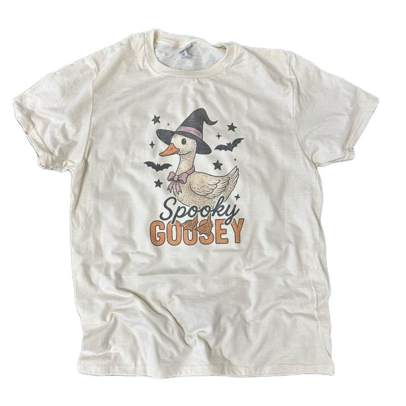 Spooky Goosey Shirt - Cute Halloween Graphic Tee for Women Hoodie, Sweatshirt | HypeDripTees.com