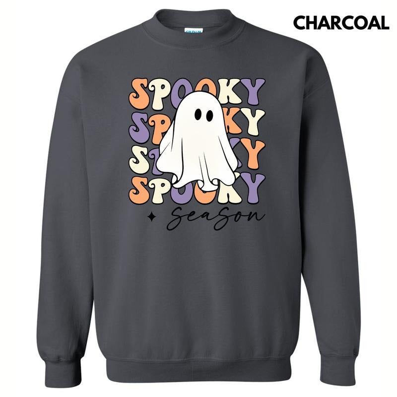 Spooky Little Ghost Season Sweatshirt 'NLB' T-Shirts, Hoodie | HypeDripTees.com