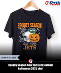 Spooky Season New York Jets football Halloween 2025 shirt