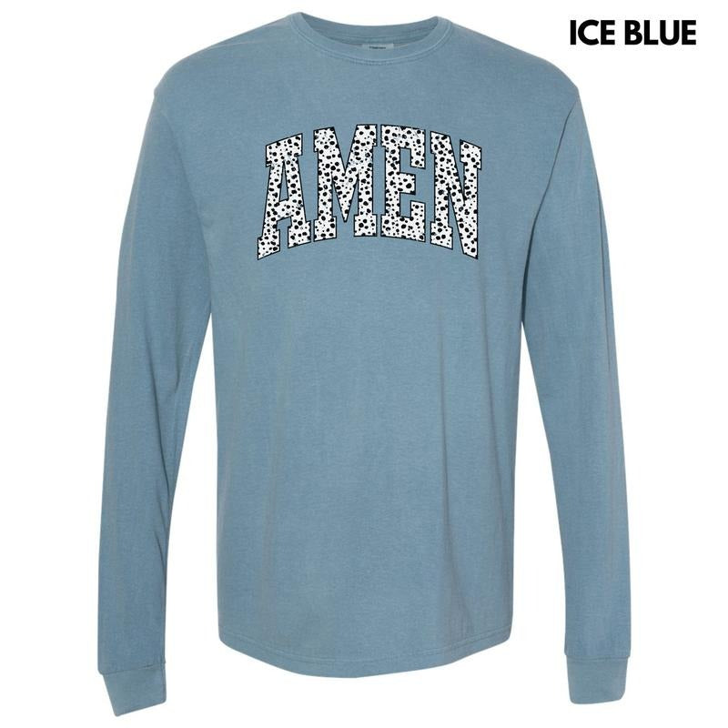 Spotted Amen Long Sleeve Comfort Colors T-Shirt 'NLB' Hoodie, Sweatshirt | HypeDripTees.com