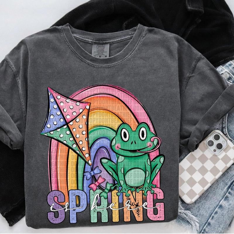 Spring is Here DTF Transfers - THIS IS NOT A SHIRT Hoodie, Sweatshirt | HypeDripTees.com