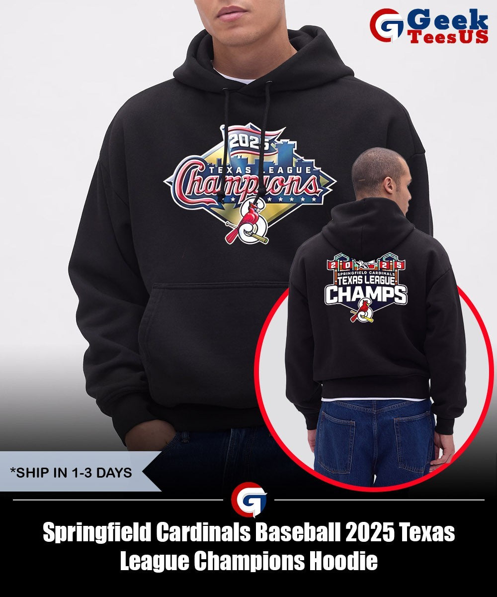 Springfield Cardinals Baseball 2025 Texas League Champions shirt