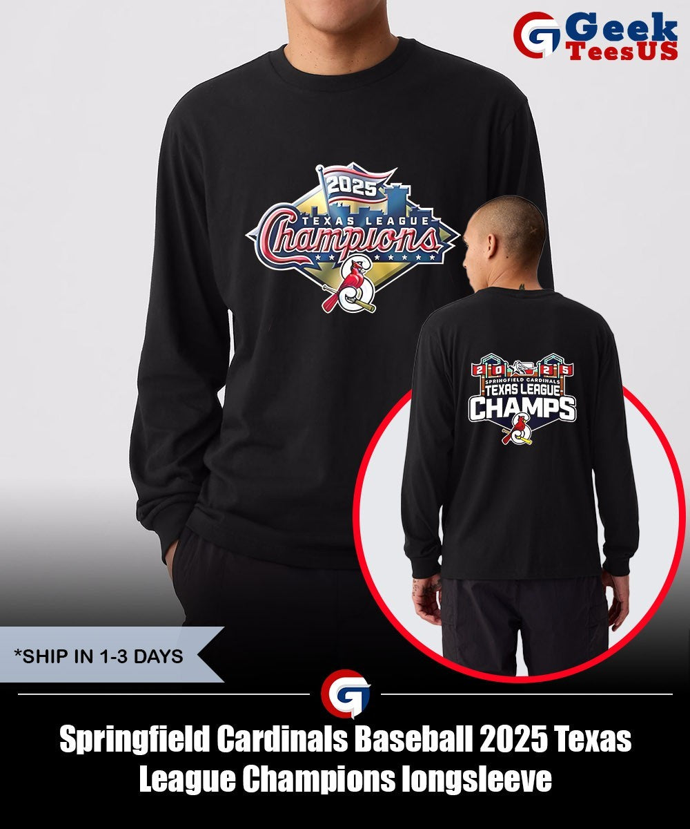 Springfield Cardinals Baseball 2025 Texas League Champions shirt
