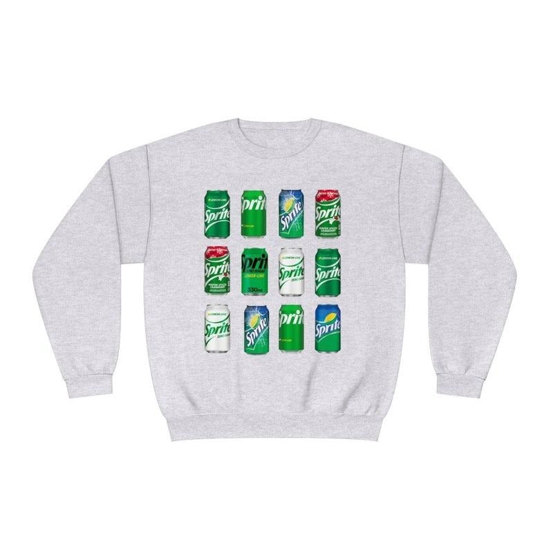 Sprite Unisex T-shirt Fun Gift For Soda Lover Retro Inspired Drink Shirt Unique Shirt For Party or tee sweatshirt hoodie,...