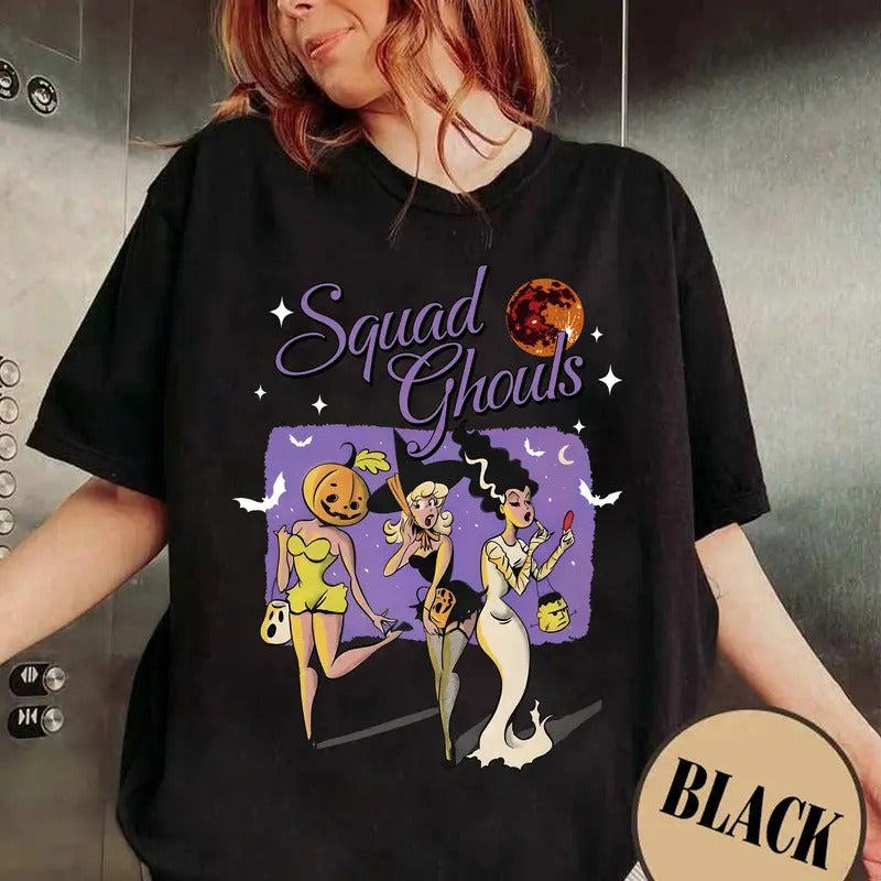 Squal Ghouls Shirt,  Happy Halloween 2024, Halloween Horror Nights 2024 Hoodie, Sweatshirt | HypeDripTees.com