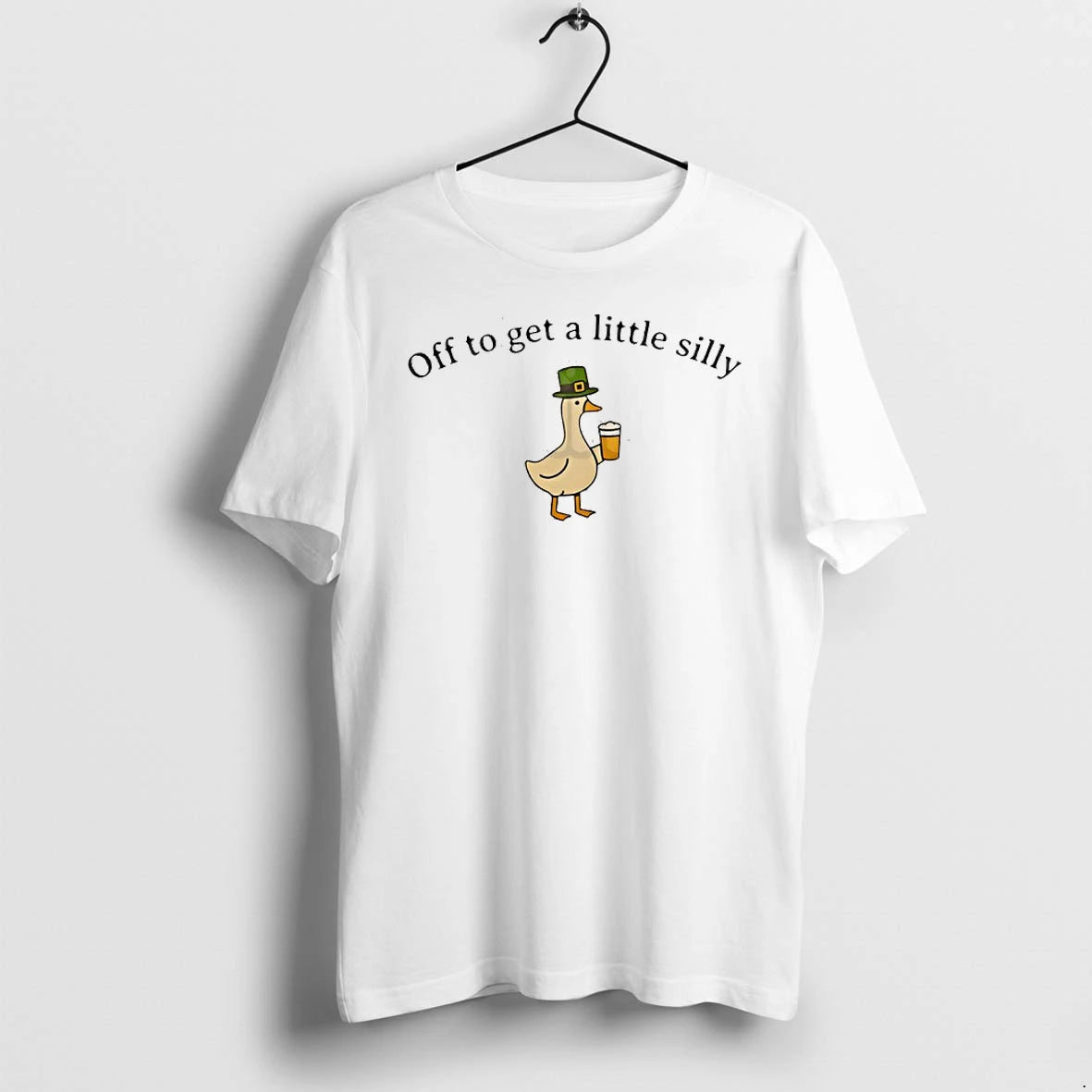 St Patricks Day Goose Off To Get A Little Silly Tshirts Sweater Hoodie, Sweatshirt | HypeDripTees.com