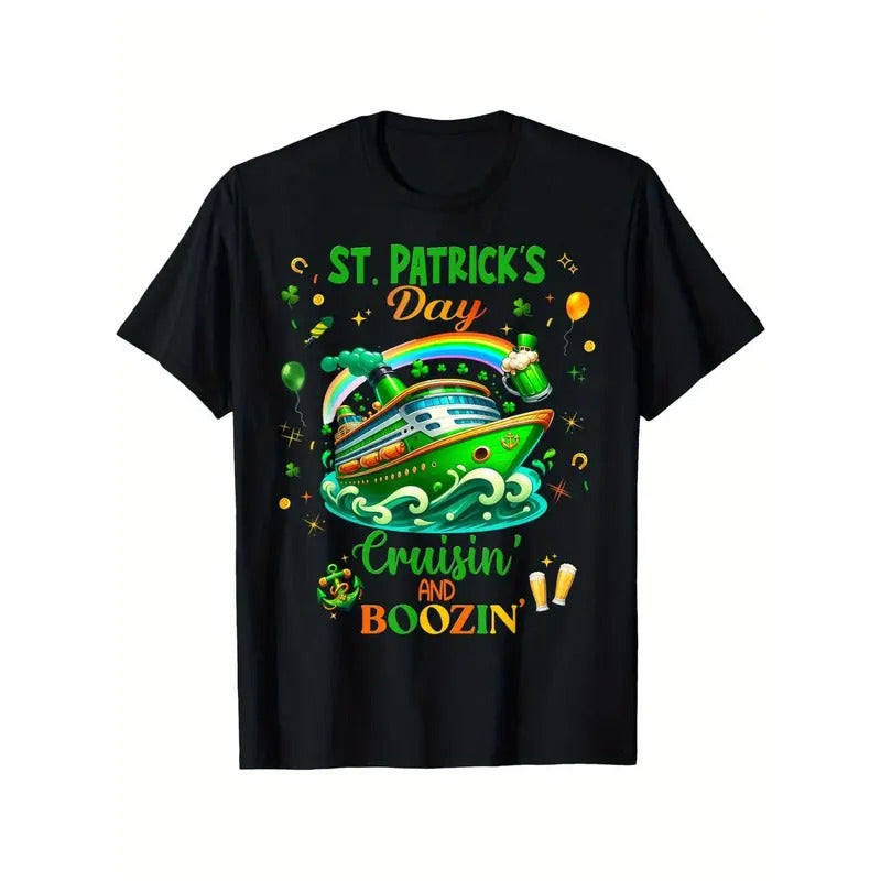St Patricks Day Matching Cruising And Boozing Drinking T-Shirt Made in USA Hoodie, Sweatshirt | HypeDripTees.com