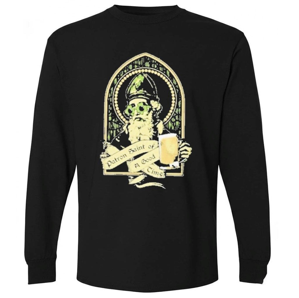 St Patricks Day Patron Saint Of A Good Time Beer Shirt