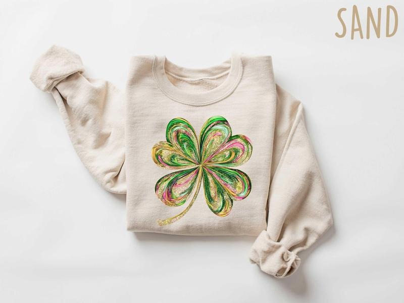St. Patrick's Sweatshirt, Retro Shamrock Sweatshirt, Gifts For St. Patrick's Day T-Shirts, Hoodie | HypeDripTees.com