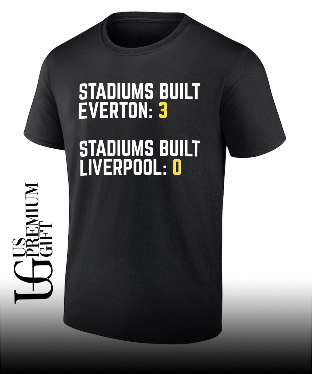Stadiums built Everton 3 stadiums built Liverpool 0 shirt