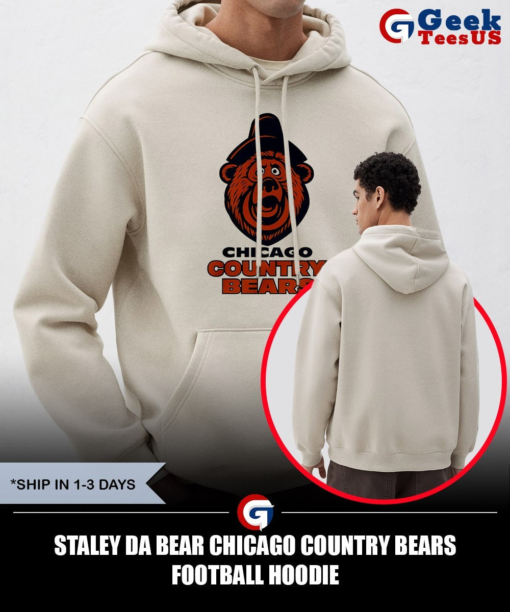 Staley Da Bear Chicago Country Bears football shirt