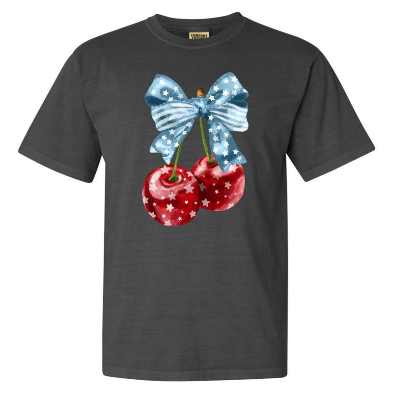 Star Studded Cherries Comfort Colors T-Shirt 'NLB' Hoodie, Sweatshirt | HypeDripTees.com