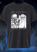 Stargaze Vash the Stampede and Nicholas D. Wolfwood Manga Art T-Shirt