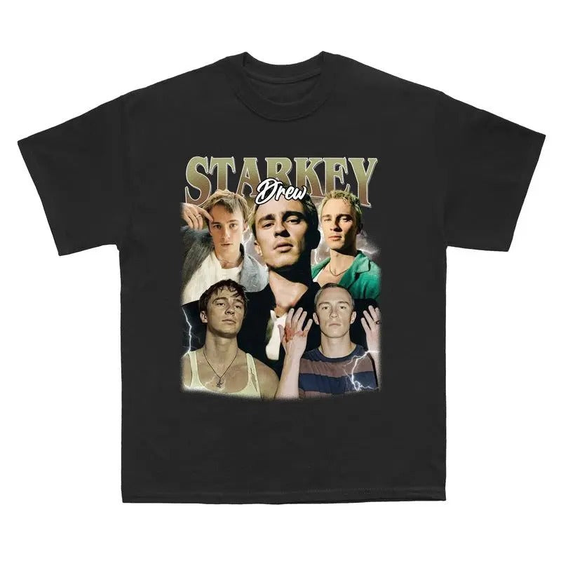 Starkey Shirt, Rafe Cameron Outer Banks, Outer Banks Tee, 90s Shirt Clothing Fit Fabric Top Cotton Menswear Streetwear...