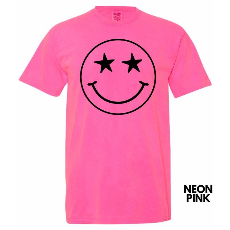 Starry Eyed Happy Face Comfort Colors T-Shirt 'NLB' Hoodie, Sweatshirt | HypeDripTees.com
