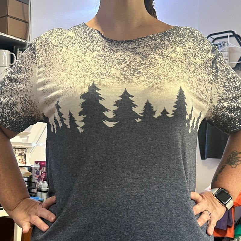 Starry Sky Bleached T-shirt Hoodie, Sweatshirt | HypeDripTees.com