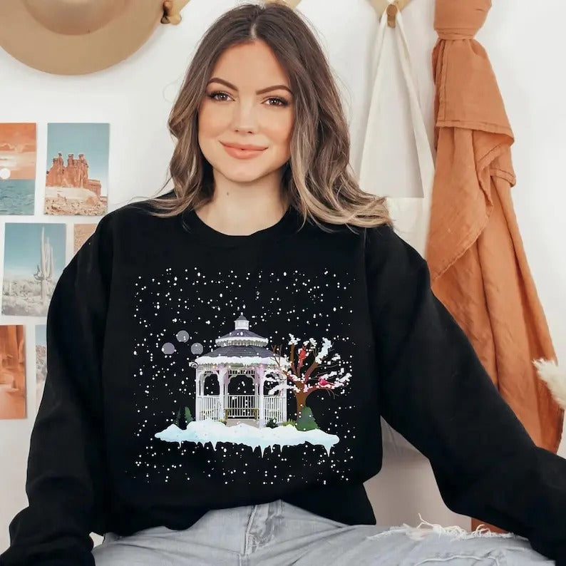 Stars Hollow Christmas Festival Sweatshirt, Christmas Winter Festival Sweater, Christmas Light sweatshirt, Christmas Tree...