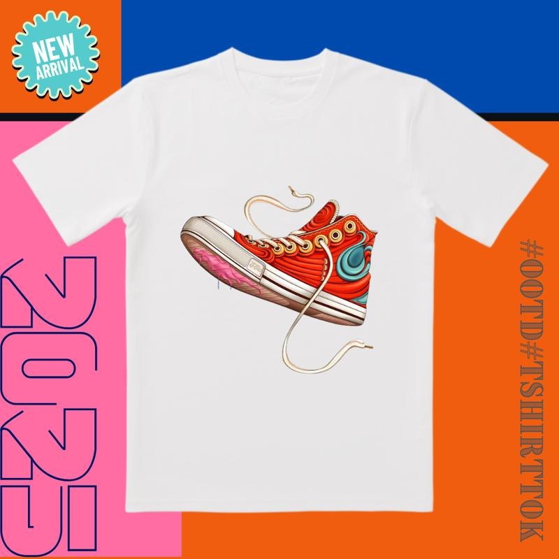 Statement sneaker graphic on T-shirt-your new OOTD essential! Hoodie, Sweatshirt | HypeDripTees.com