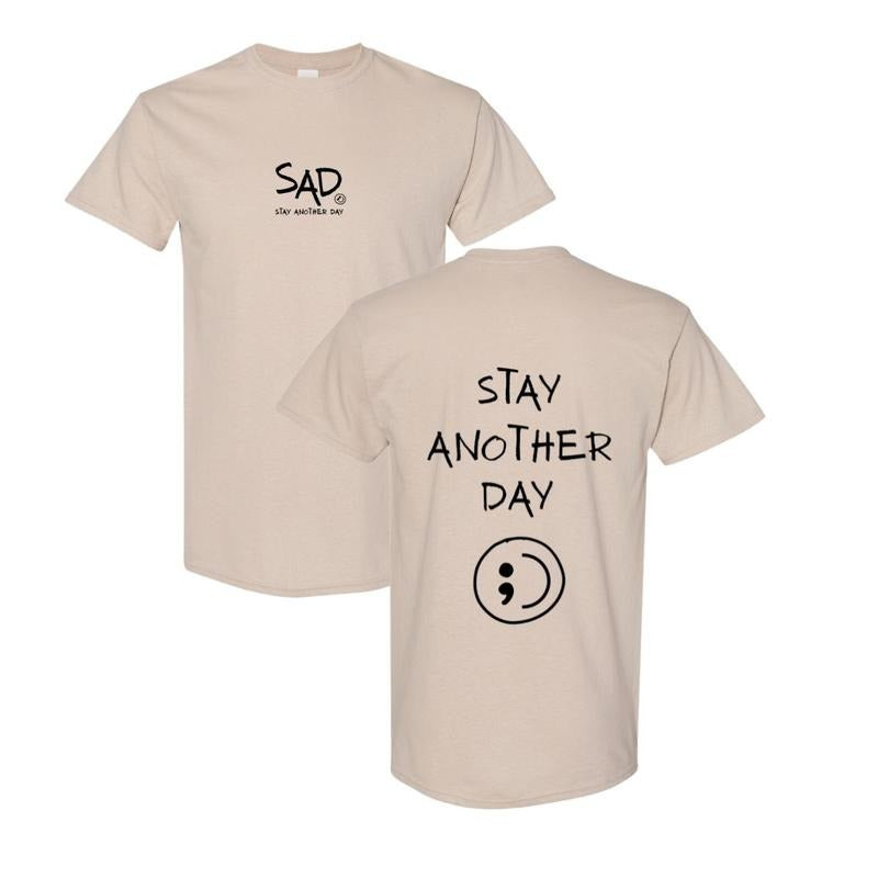 Stay Another Day Mental Health Awareness T-shirt DRG -  Cotton Soft Stylish Top Streetwear T-Shirt DRG planbtwistedtea...