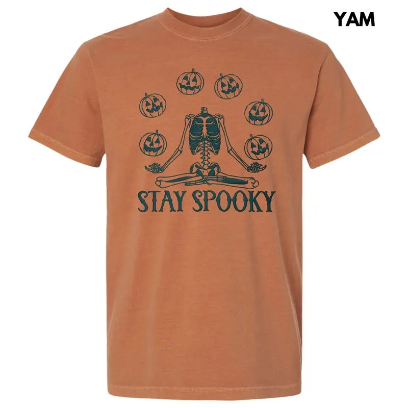 Stay Spooky PUFF Comfort Colors T-Shirt Hoodie, Sweatshirt | HypeDripTees.com