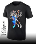 Stephon Castle dunk Isaiah Hartenstein Oklahoma City Thunder NBA shirt