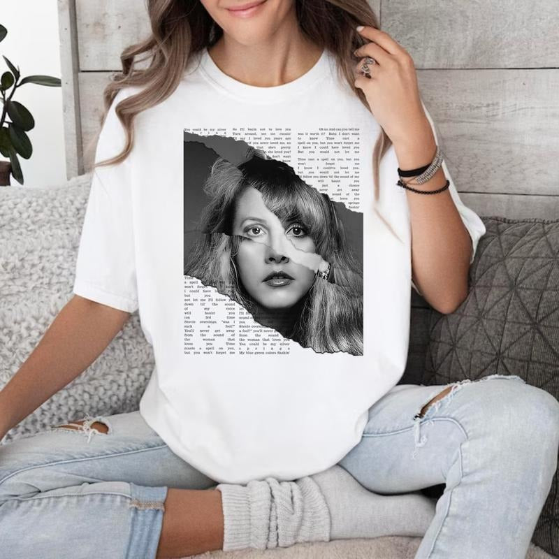 Stev Nic F Mac Band Silver Springs Lyrics Song Gift For Music Fan Shirt Hoodie, Sweatshirt | HypeDripTees.com