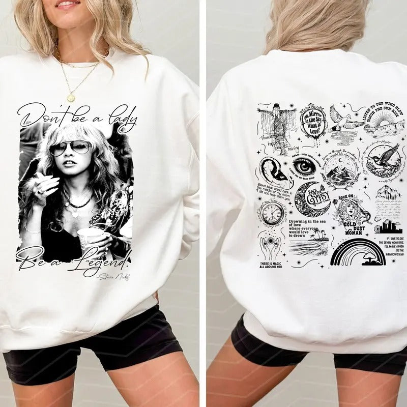 Stevie Nicks Be A Legend Shirt, Stevie Nicks Shirt Hoodie, Sweatshirt | HypeDripTees.com