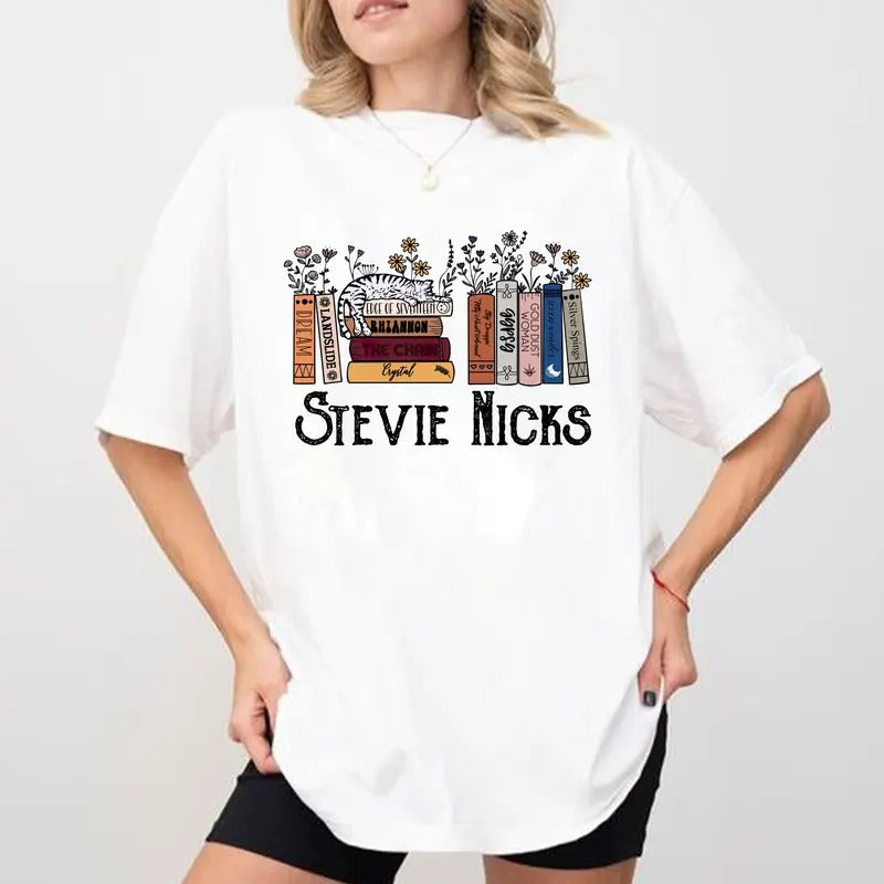 Stevie Nicks Books Shirt, Stevie Nicks Shirt Hoodie, Sweatshirt | HypeDripTees.com