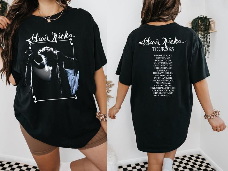 Stevie Nicks Concert Tour 2025 Shirt, Stevie Nicks Shirt Hoodie, Sweatshirt | HypeDripTees.com