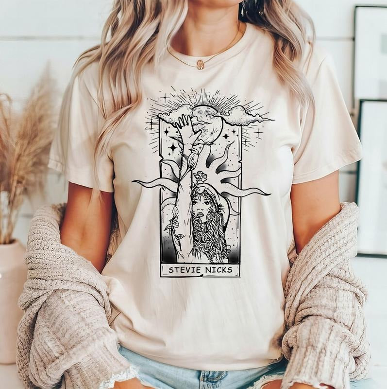 Stevie Nicks Shirt Sweatshirt Hoodie, Retro Stevie Nicks T-shirt, 2024 Concert Shirt, Gift For Fan | HypeDripTees.com