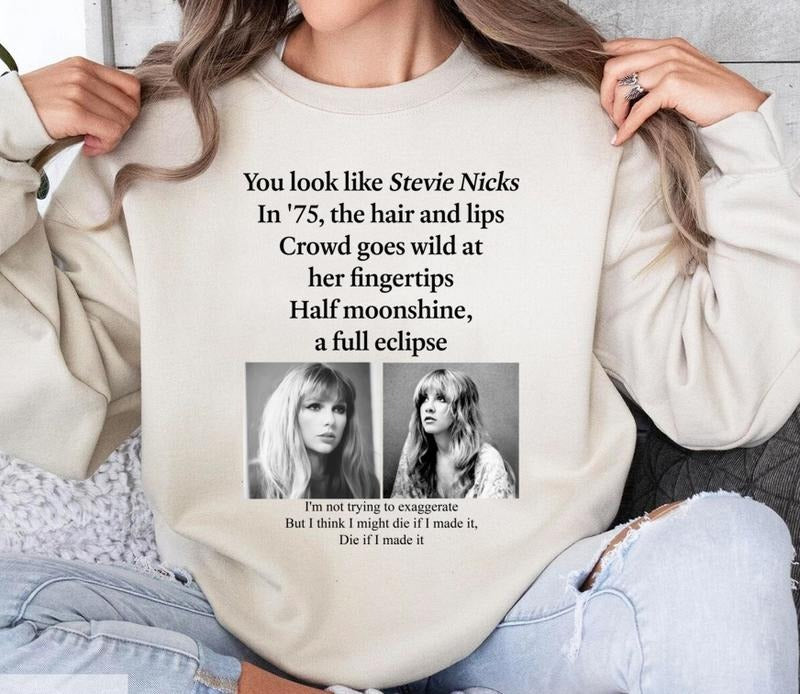 Stevie Nicks Shirt, Stevie Nicks Tour 2024 Shirtstyle{n002}2 Hoodie, Sweatshirt | HypeDripTees.com