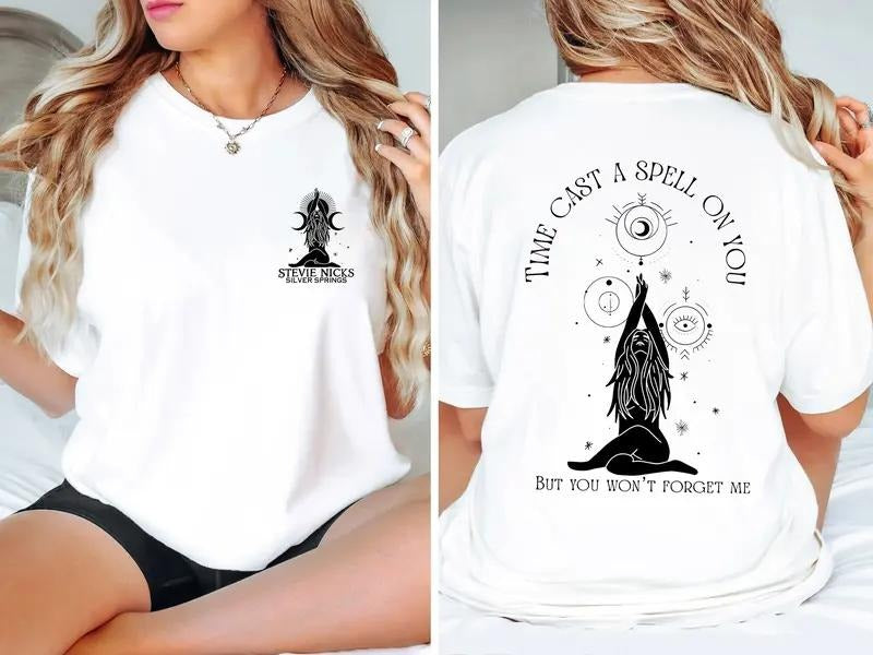 Stevie Nicks Silver Springs Shirt, Stevie Nicks Double Shirt, Music Sweatshirt, Hoodie, Gift For Fans | HypeDripTees.com