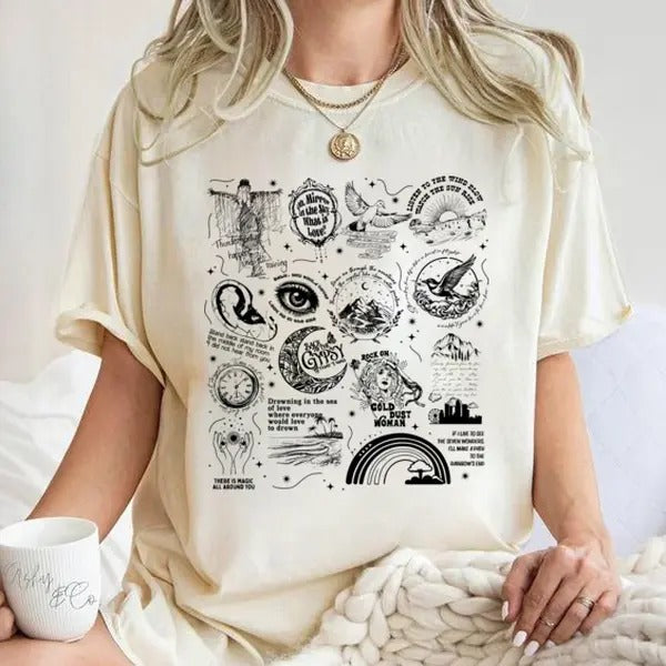 Stevie Nicks Tracklist Crystal Shirt, Stevie Nicks Shirt Hoodie, Sweatshirt | HypeDripTees.com
