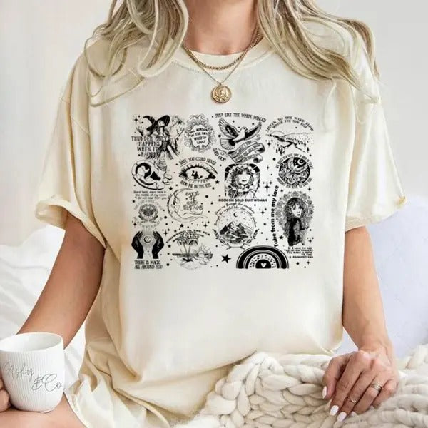 Stevie Nicks Tracklist Remake Shirt, Stevie Nicks Shirt Hoodie, Sweatshirt | HypeDripTees.com