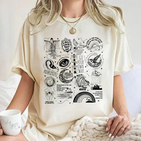 Stevie Nicks Tracklist Shirt, Stevie Nicks Shirt Hoodie, Sweatshirt | HypeDripTees.com