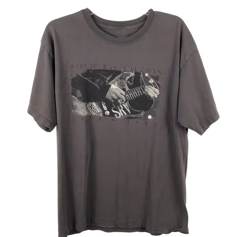 Stevie Ray Vaughan T-Shirt Collection in Charcoal Tone - Featuring 2001 Guita Hoodie, Sweatshirt | HypeDripTees.com