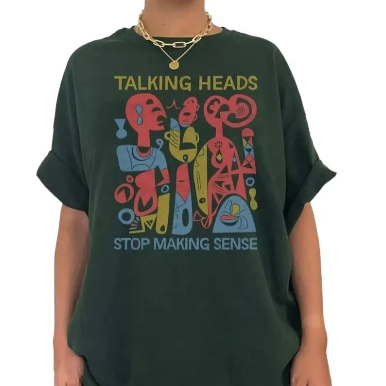 Stop Making Sense Talking Heads Shirt, Talking Heads Retro 90s Music Shirt, Vintage Rock Band Shirt Unisex Hoodie, Sweatshirt