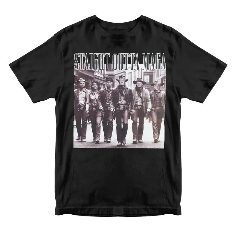 Straight Outta Maga Shirt, Trump Support Team Tee Menswear Top Hoodie, Sweatshirt | HypeDripTees.com