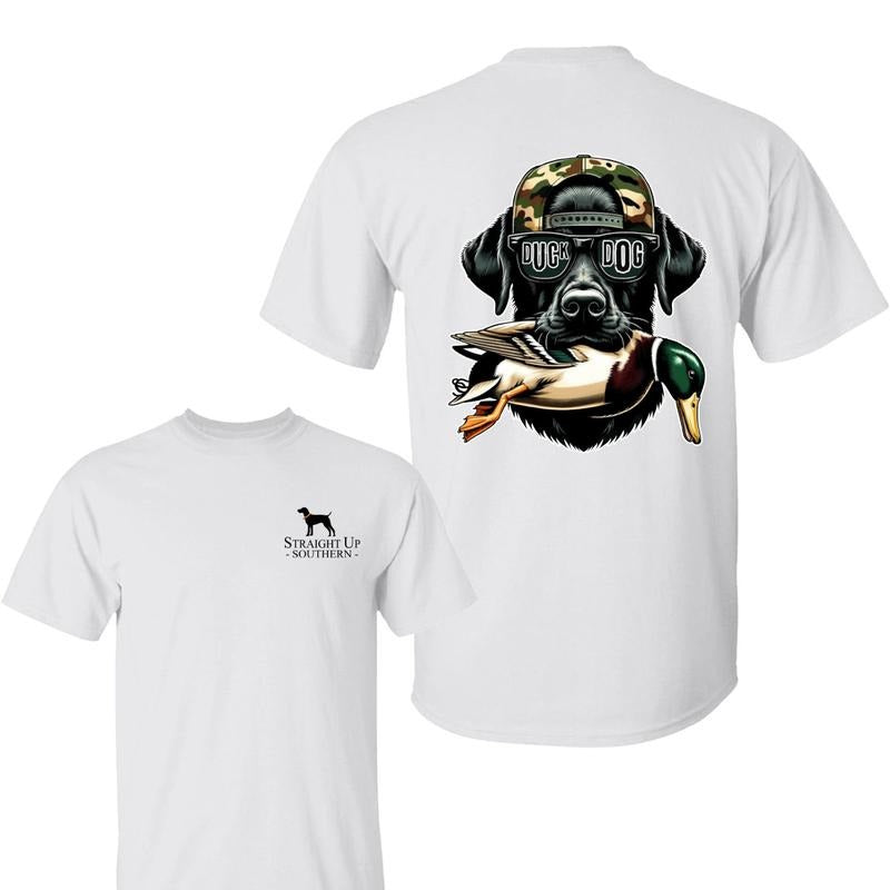 Straight Up Southern Duck Dog T-Shirt , Black Lab Hunting Graphic Tee,  Outdoor Apparel Hoodie, Sweatshirt | HypeDripTees.com
