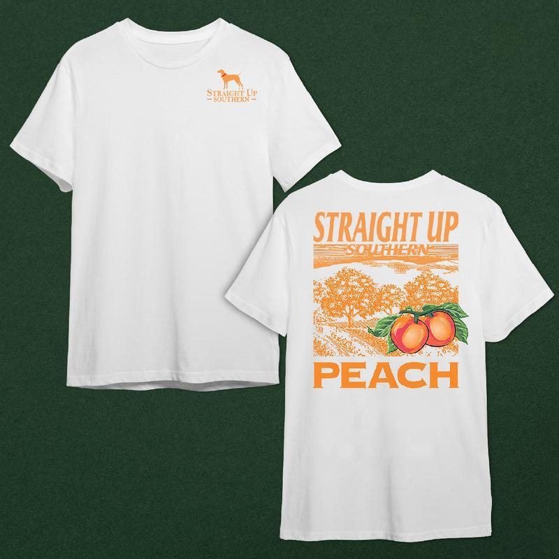 Straight Up Southern Peach Scenic T-shirt Hoodie, Sweatshirt | HypeDripTees.com