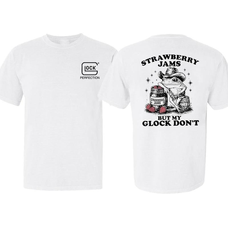 Strawberry Jams But My Glock Don't Frog T-Shirt - Sweatshirt