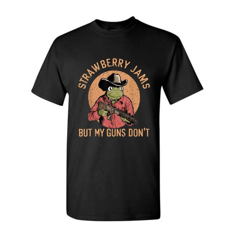 Strawberry Jams But My Glock Don't Shirt, Trending Unisex Tee Shirt Hoodie, Sweatshirt | HypeDripTees.com