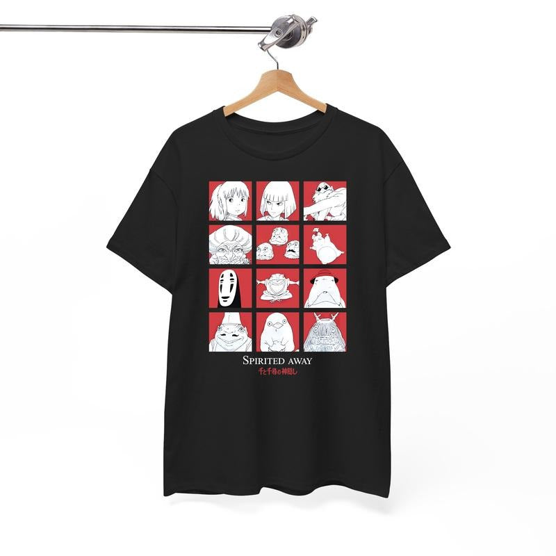 Studio Ghibli Graphic Tshirt, Spirited Away Tshirt, Anime Tshirt, Miyazaki Hayao Hoodie, Sweatshirt | HypeDripTees.com