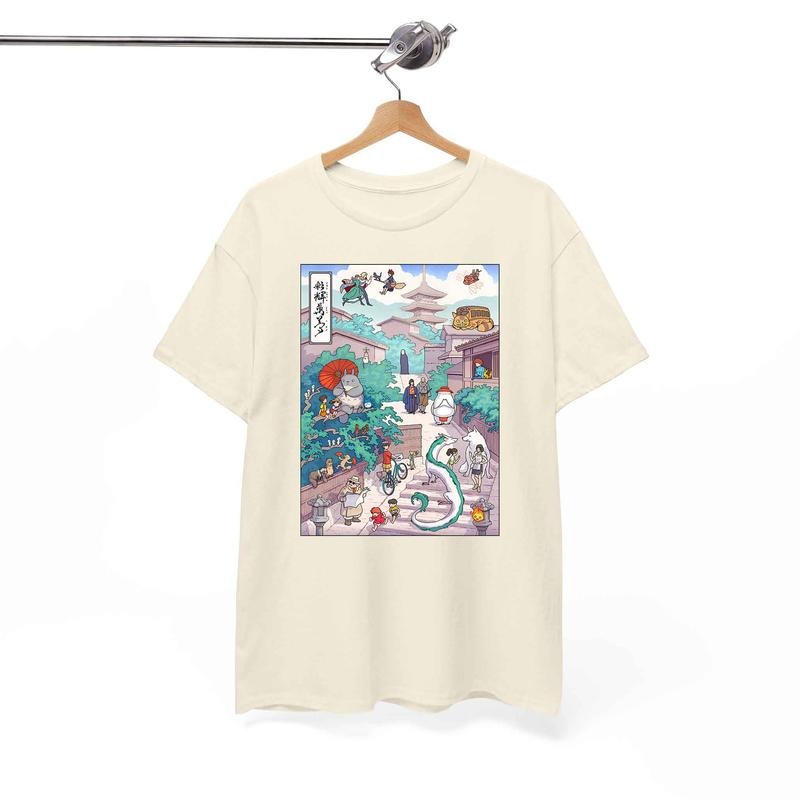 Studio Ghibli Graphic Tshirt, Spirited Away Tshirt, Anime Tshirt, Miyazaki Hayaostyle{n002}2 Hoodie, Sweatshirt