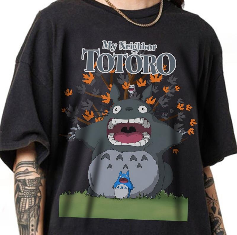 Studio Ghibli Shirt, Ghibli Fan Gift, Totoro T-Shirt Gift, Spirited Away Shirt Hoodie, Sweatshirt | HypeDripTees.com