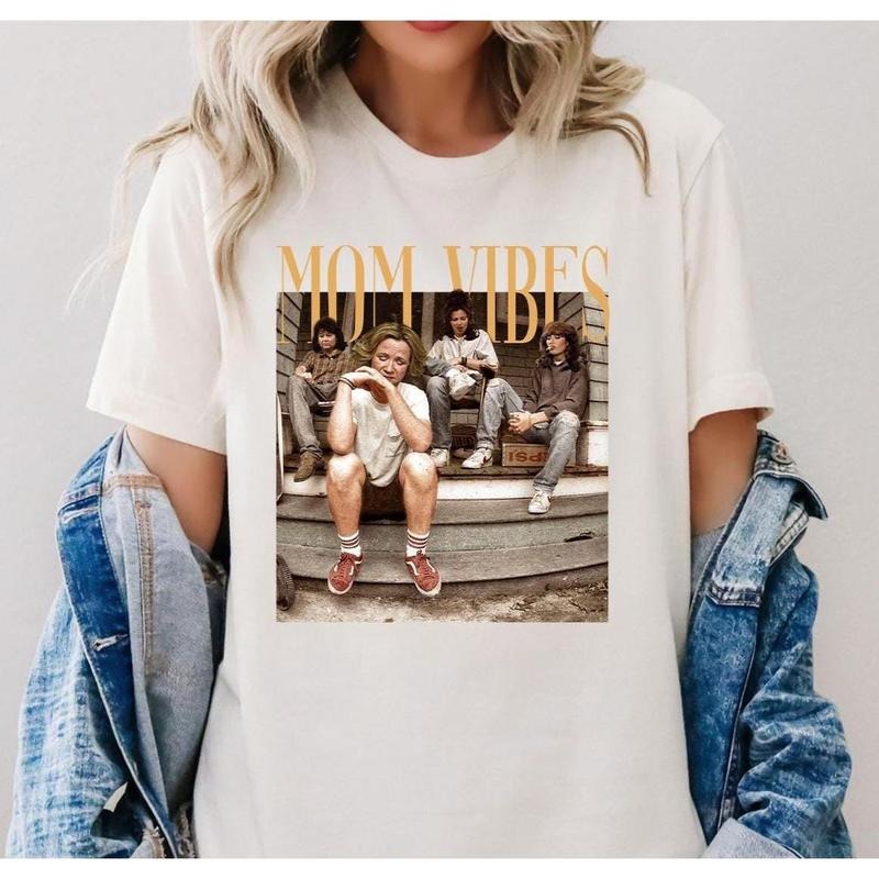 Stylish and Relatable T - Shirt: "Mom Vibes" T
