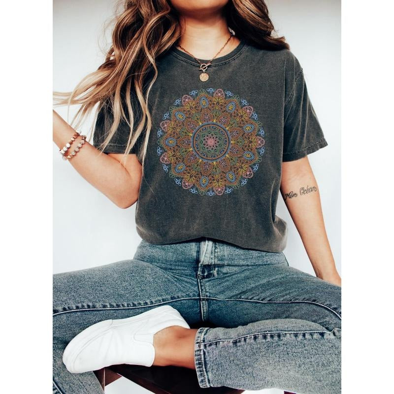 Subtle Anti Fascist FDT Mandala Political Tee, 8647 Fuk Trumppp Fascism Shirt, Gift For Pro Choice Feminist Democrat...