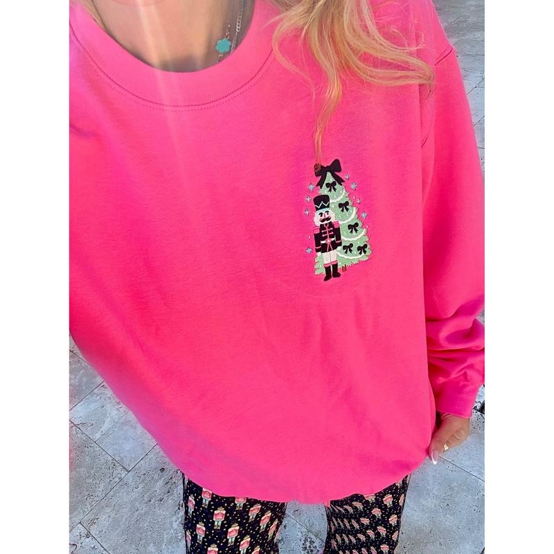 Sugarplum Nutcracker Embroidered Sweatshirt T-Shirts, Hoodie | HypeDripTees.com