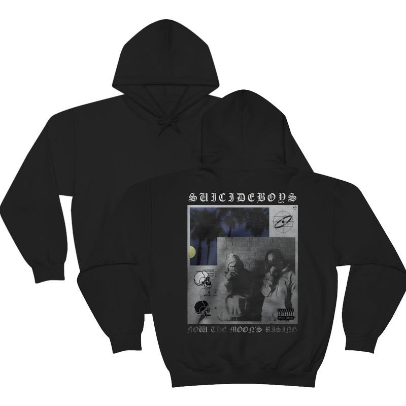 Suicideb0ys AIbum Back Hoodie, Streetwear Hoodie, Hip Hop Merch, Tour Concert Outfit, Unisex Long Sleeve Pullover Shirt...